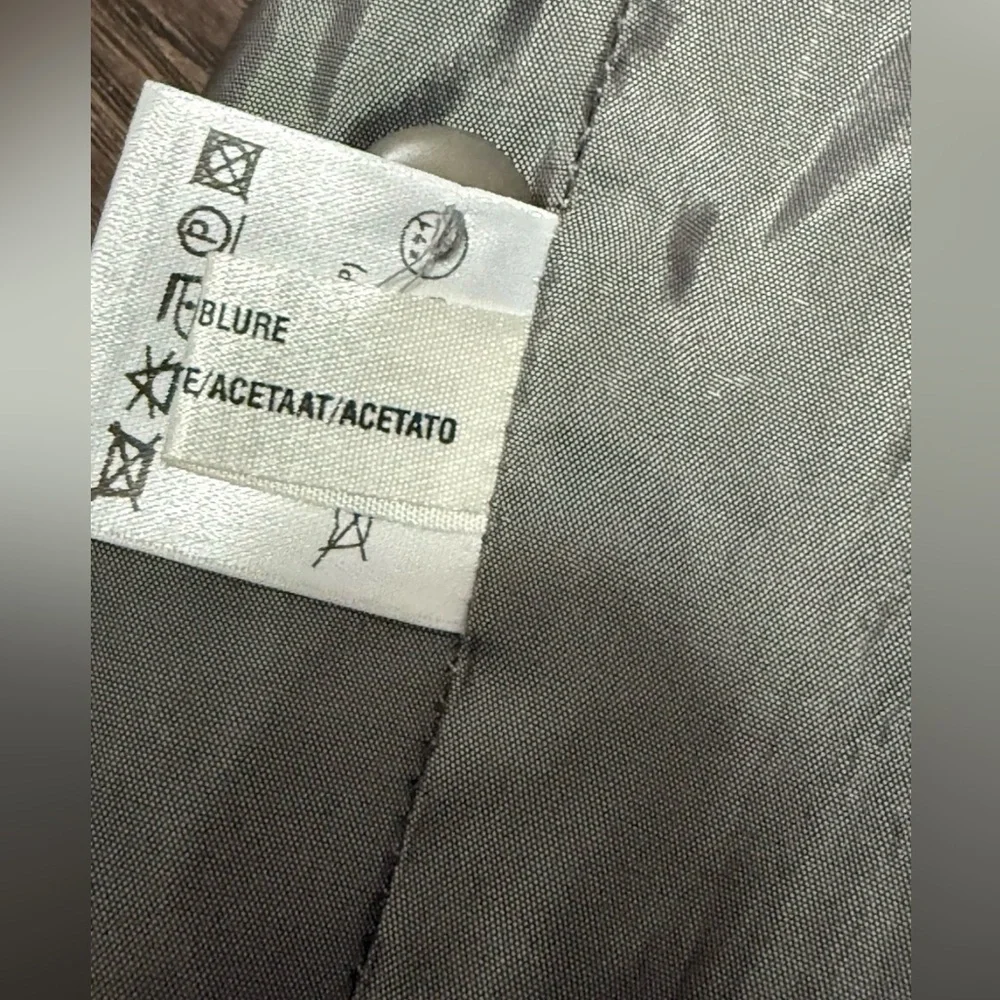 Escada Neiman Marcus Tweed Virgin Wool Blend Pencil Skirt Silver Gray 40 Germany